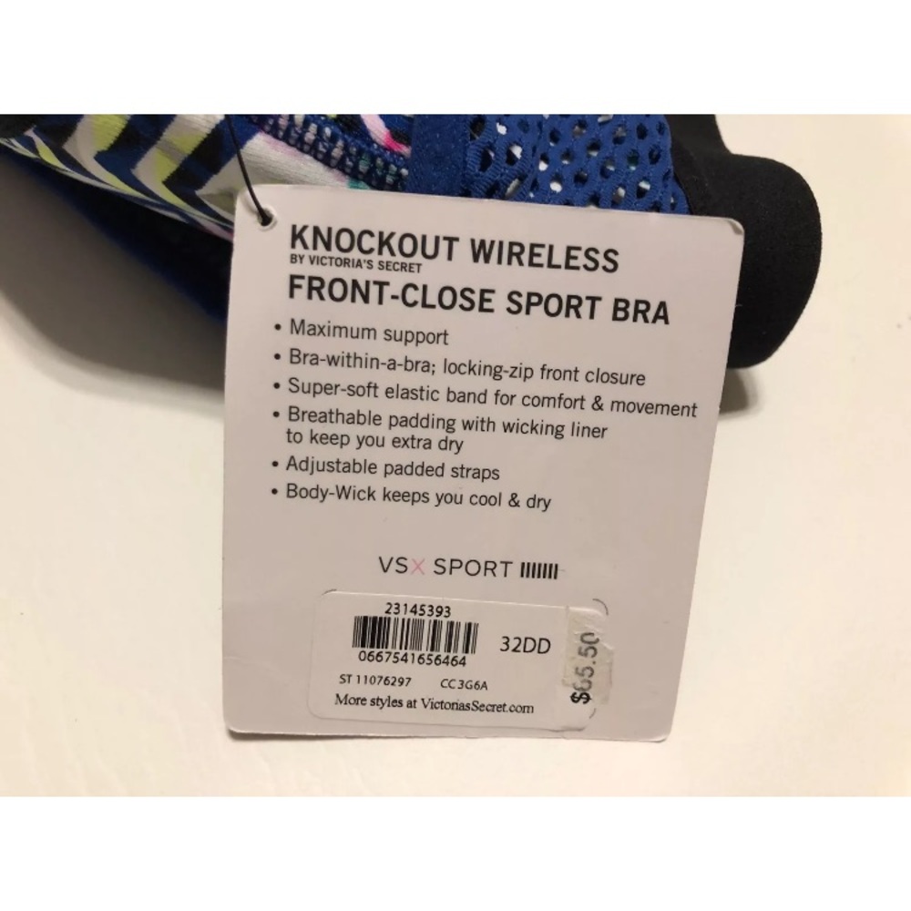 Victoria's Secret KNOCKOUT VSX WIRELESS SPORT BRA - Picture 2 of 8